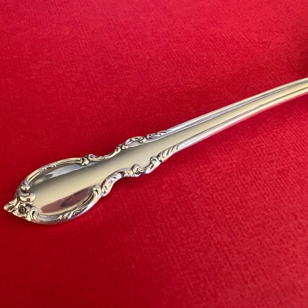Rogers Bros. Silverplate Sugar/Jelly Scalloped Spoon